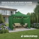thumbnail image 3 of Carpa Toldo 3 Paredes Retráctil 3x3 Lona Impermeable Acero, 3 of 8