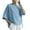 #03 Blue 【New Styles: Mix, Match & Maximize Value】, variant on Women's Short Sleeve V Neck T-Shirt Tops Blouses Tees Loose Fit Crewneck Solid Color Casual Daily Wear Vacation Travel Loungewear Fashion Essential Gift for Women | CSEONE,Beige Free Size