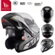 thumbnail image 4 of Casco de motocicleta MT ATOM SV abatible hacia arriba de doble lente todoterreno casco de competición en carretera certificación ECE DOT Capacete Cascos para motos Casco moto, 4 of 4