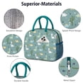 thumbnail image 4 of Womens LightBlue Cartoon Dinosaurs Cacti Pattern Lunch Box for Work,Insulated Lunch Bag for Women,Loncheras Para Mujer,Leakproof Adult Lunch Bag for Work,Beach,Travel,Picnic,Camping, 4 of 7