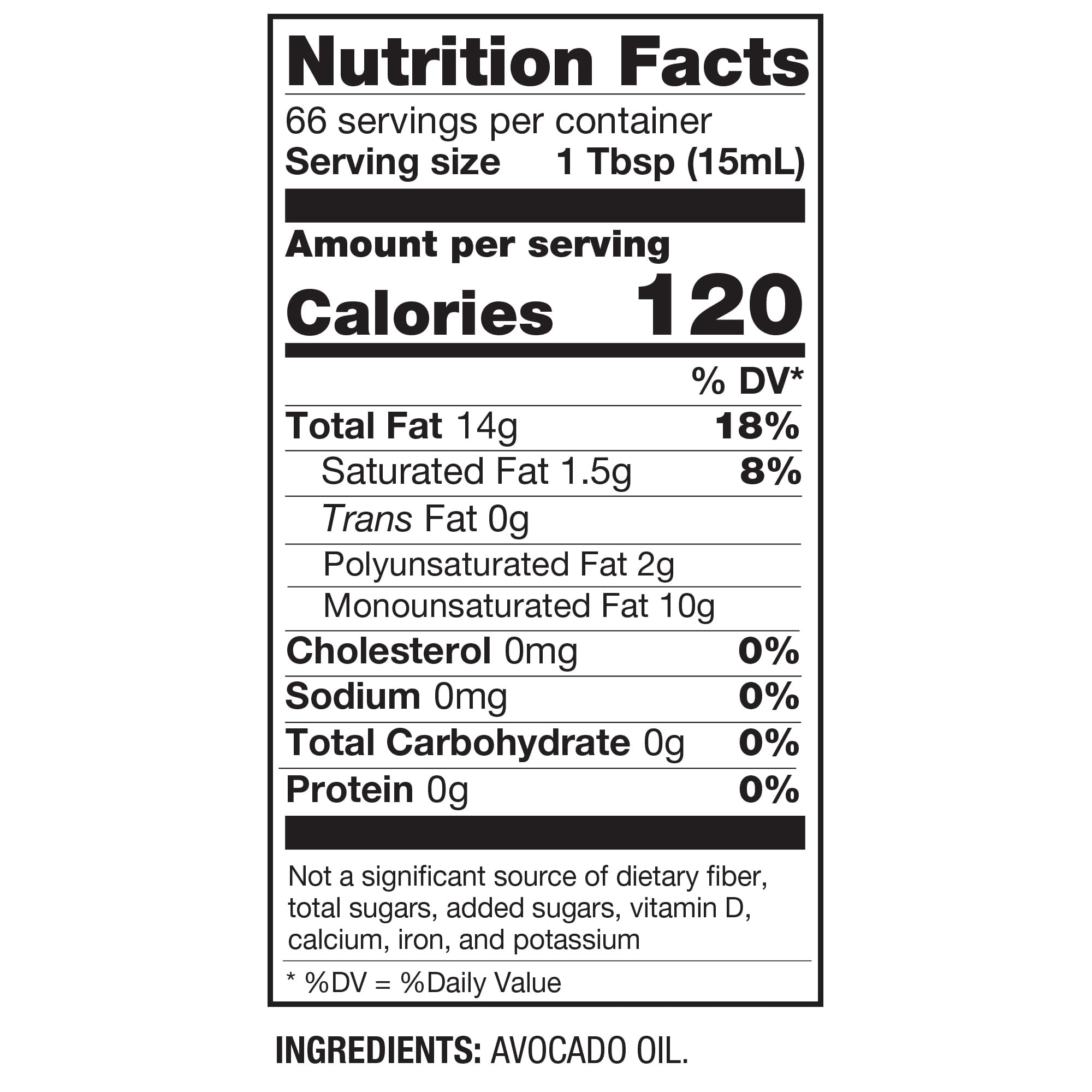 BetterBody Foods Oils - Naturally Refined Avocado Oil (Pack of 14)