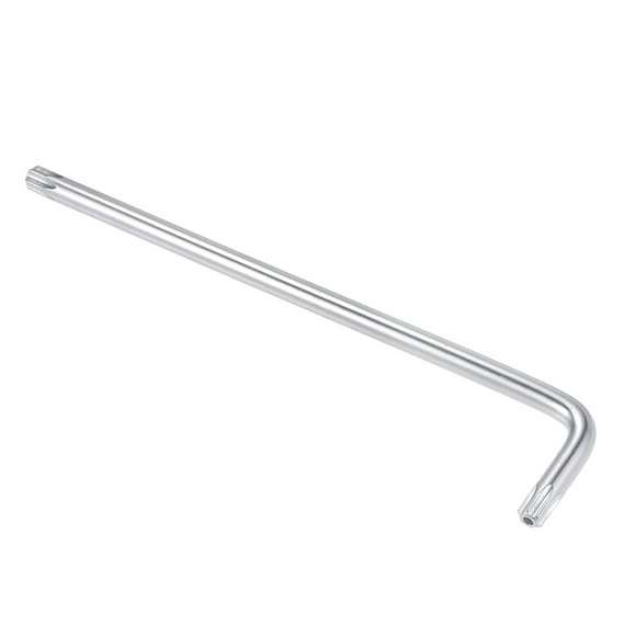 Unique Bargains T45 Anti Tamper Proof Torx Star Key Bit Wrench, L-Shape 7.8-inch Long Arm, CR-V Steel