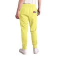 thumbnail image 2 of Champion Men's Reverse Weave Pop Color Jocktag Chenille C Logo Jogger Pants Journey Yellow, X-Large, 2 of 4