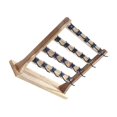thumbnail image 1 of Langgg Wooden Earrings Display Stand Multi Tiers Storage Tier 5 Earrings Rack Multipurpose Wood Color 4 Tier, 1 of 6