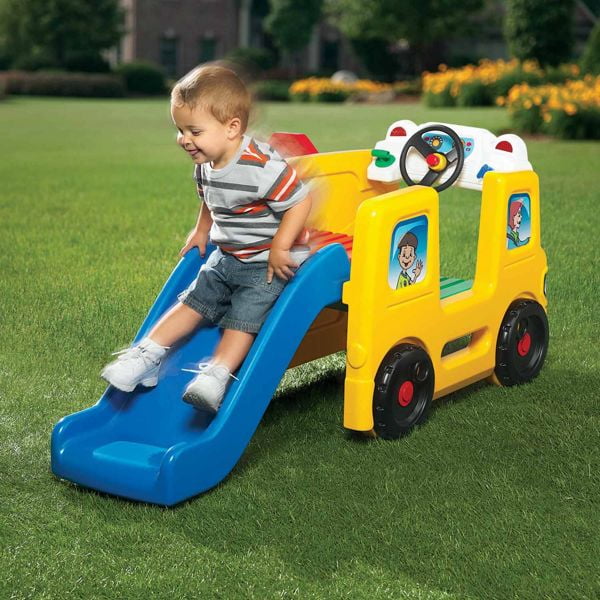 little tikes school bus activity gym for sale