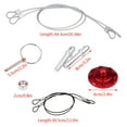 thumbnail image 2 of CNC Alliage d'Aluminium Voiture de Course Capot Pin Lock Apparence Kit Universel Rouge, 2 of 9