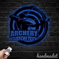 thumbnail image 3 of Handmadetneonsign Archery Metal Wall Art, Archery Metal Sign Wall Decor, Archery Metal Wall Decor, 3 of 5