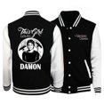 thumbnail image 2 of Nueva chaqueta de uniforme de béisbol con estampado de The Vampire Diary para hombre y mujer, ropa de hip hop Y2k, ropa deportiva cálida de forro polar, abrigo de gran tamaño, 2 of 4