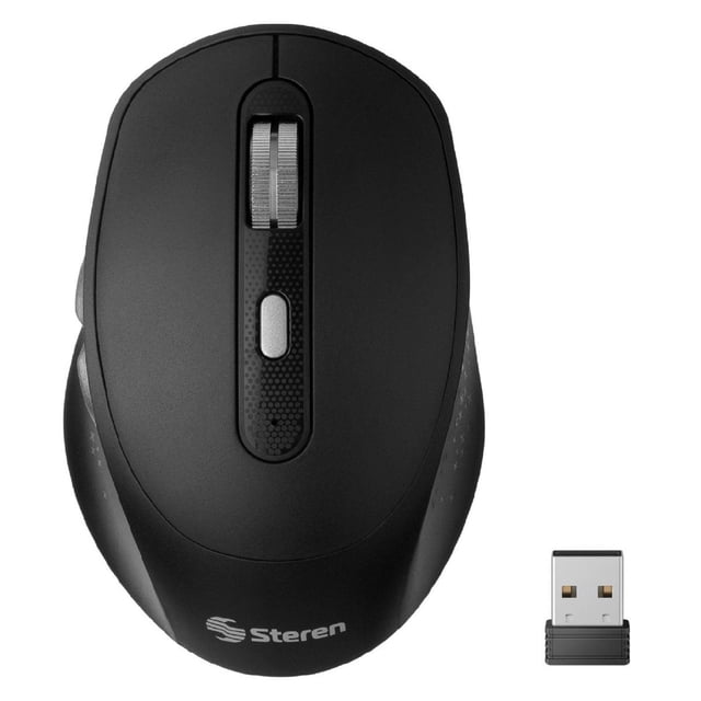 Mouse Bluetooth*/ RF, multiequipo con batería recargable 800 / 1200 / 1600 DPI Steren COM-5810