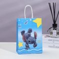 thumbnail image 3 of 1/3/6 piezas de bolsas de regalo de papel con forma de ángel con temática de Disney Lilo y Stitch, bolsas de mano para dulces, galletas, suministros para fiestas de cumpleaños y baby shower, 3 of 5
