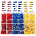 thumbnail image 1 of Terminales Eléctricos 480 Piezas, Terminales Eléctricos para Auto, Terminal de Engarzado, Redondo, Plano Hembra y Macho, Terminales de Ojal y Ojo, Cilíndricos y Otros, 1 of 5