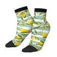thumbnail image 2 of Bingfone Lemon Design Patterned Men'S Women'S Casual Cotton Socks, 2 of 9