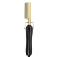 thumbnail image 1 of Peine caliente eléctrico, rizador de pelo portátil de viaje, peine caliente multifuncional para alisar el cabello, rizador estático para rulos, 1 of 5