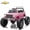 Pink, variant on Chevrolet 24V Ride on Car, Battery Powered Electric Vehicle w/ Remote Control,XL 2 Seater, 20 Inch Wide Seat, Gift Flower, Power Car Wheels 24 Volt Big Truck for Boys Girls,Black