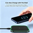 thumbnail image 6 of Magnetic Wireless Charger,15W Wireless Charging Pad Compatible for iPhone 17 17e 16 16e 15 14 13 12 11 Pro Max,Samsung Galaxy S25 S24 S23 and Android Smart Phones Fast Charging Pad,No Adapter, 6 of 10