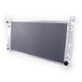 thumbnail image 3 of OHOB-COOL 3 Row Aluminum Radiator for 1999-2014 Chevy Silverado Suburban Tahoe GMC Yukon 1500 2500 2003-2009 Hum mer H2 6.0 V8 denali Radiator(Overall size: 41" x 18.5), 3 of 8