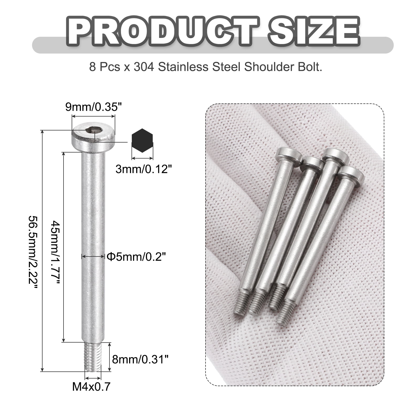 5/32 X 3/4 (pack Of 12) 8 Made In USA - #302-1/2 Standard Woodruff Key ...