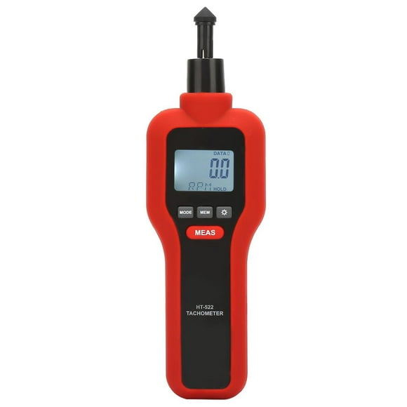 Cergrey Handheld Non-contact 2-99999& Contact 2-19999 LCD Digital Tachometer Tach Rotate Speed Meter, Handheld Contact Tachometer, Digital Tachometer Non-contact