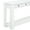 Antique White, variant on Dark Blue Hallway Console Table: With Drawer And Shelf Fashionable Table In Blue: For Entryway