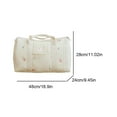 thumbnail image 2 of Baby Diaper Bag Embroidered Mom Bag Storage Bag Luggage Travel Tote Bag Decor Bag (tulip), 2 of 10