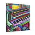 thumbnail image 2 of Piano in Fauvist Hues - Canvas, 2 of 10