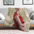thumbnail image 6 of Sexy #1 Emily Blunt Blanket Super Soft Throw Blanket Silky Flannel Lightweight for Sofa, Bed Blanket All Season Use 40""*50"" （100 * 130cm）, Style, 6 of 6