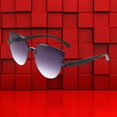 thumbnail image 4 of gafas de sol de las mujeres Gafas De Sol Extragrandes Sin Marco Para Mujer Irregular PC Ladies Gradient Grey Gris degradado Magideal gafas de sol de las mujeres, 4 of 7