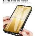 thumbnail image 5 of for Xiaomi 13 Pro 5G Clear Case with Screen Protector, Slim Shockproof Soft TPU Bumper Full Body Protection Phone Cover Case for Xiaomi 13 Pro 5G QC Green, 5 of 10