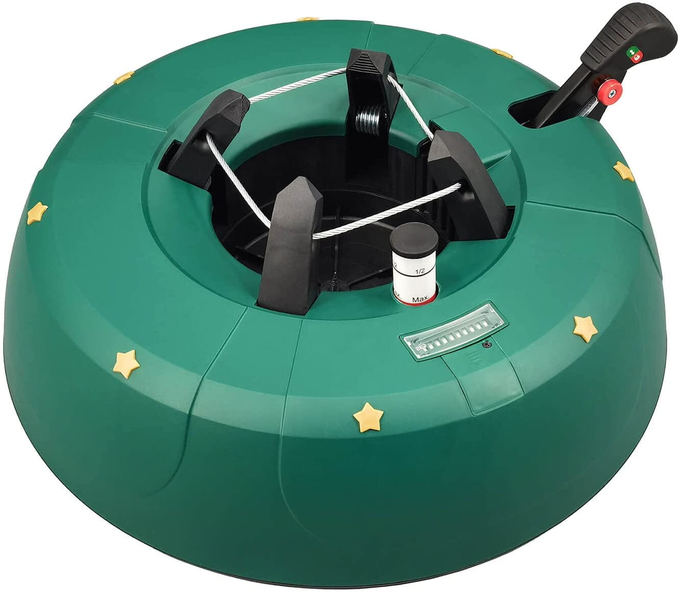 Leejec Tree Stand for Live Tree with LED Water Indicator, Size L, Fast