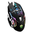 thumbnail image 1 of WRITWAA 1Pack Gaming Mouse Black Wired Optical Gamer Mouse with Luminous Feature, 1 of 8