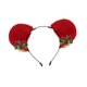 thumbnail image 5 of Diadema con orejas de animales Strade Fareast Limited Navidad Rojo 24 cm x 17 cm, 5 of 8
