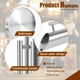 thumbnail image 5 of Stainless Steel Water Pitcher,1L/1.5L/2L Modern Metal Pitcher with Ice Guard, Silver Carafe Drink Pitcher with Handle,Beverage Container for Iced/Hot Tea,Juice,Coffee,Milk, 5 of 10