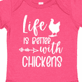 thumbnail image 4 of Inktastic Life is Better with Chickens Boys or Girls Baby Bodysuit, 4 of 5