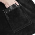 thumbnail image 5 of Comfort Spaces Black Polyester Plush Throw, 60" x 50", 5 of 9