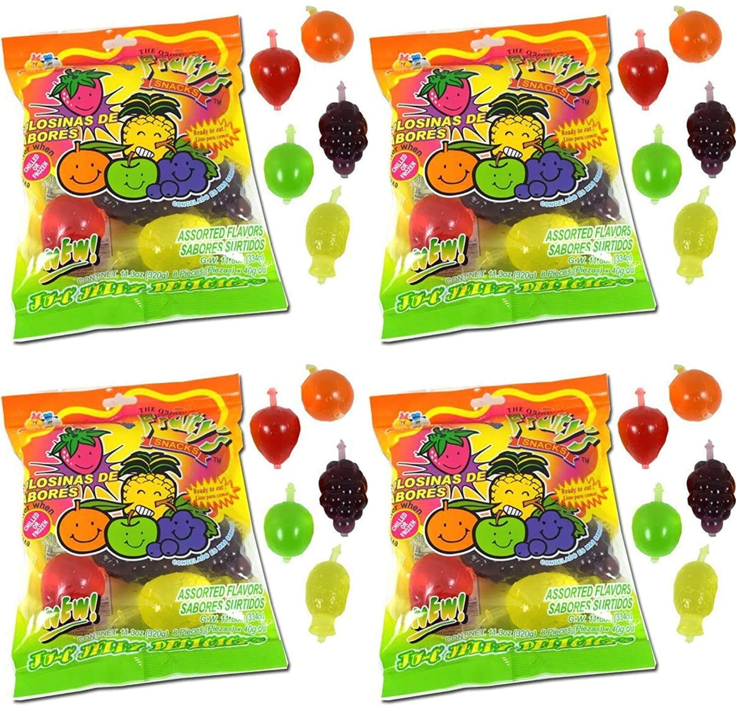 JU C Jelly Fruit Pack of 4 4 pack 4 pack 11.3 Ounce Pack of 4 Walmart