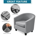 thumbnail image 3 of Zhangyh Club Chair Slipcover:High Stretch Tub Chair Cover,Removable Club Chair Cover Slipcover for Living Room Club Bar Counter, 3 of 8