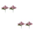thumbnail image 3 of ZheElen Long-lasting Durability Easy To Clean Artificial Flower Arrangement For Wedding Decoration Realistic Appearance purple 2Set, 3 of 6