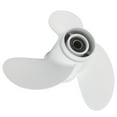 thumbnail image 3 of Outboard Propeller Propeller Replacement Propeller For  Aluminum Alloy Propeller Outboard Accessory Propeller 7 Spline Tooth 3 Blades 6G1-45941-00-EL 8 1/2 X 8 1/2 Fit For, 3 of 8