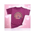 thumbnail image 2 of Playera Blusa De Mamá Estilo Arcoiris – Amor, Arcoíris y Corazones en Cada Suspiro Color Rosa Dorado Talla Extra Grande Marca Emil SaEs, 2 of 4