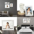 thumbnail image 7 of 5x7 Picture Frame Set of 4, High Definition Glass Distressed White Frame, 5 x 7 Wood Photo Frames for Tabletop Display and Wall Mounting, 7 of 7