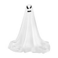 thumbnail image 2 of Sahpxhe Halloween Decorative Ghost with Lights, Scary Horrific Ghost Decorations for Halloween Porch, Courtyard, Party, Spooky Houses Decor 33.5Inch White, 2 of 4