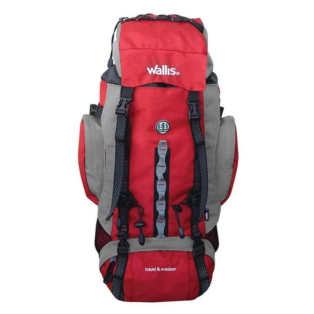 IDEAS SUIZAS MOCHILA PARA MONTANA JURA 60 L IDEAS SUIZAS B0301124 Roja Walmart en linea