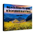 thumbnail image 4 of Scripture Walls Psalm 34:19 Afflictions of the Righteous Bible Verse Canvas Christian Wall Art Ready to Hang Unframed, 4 of 9