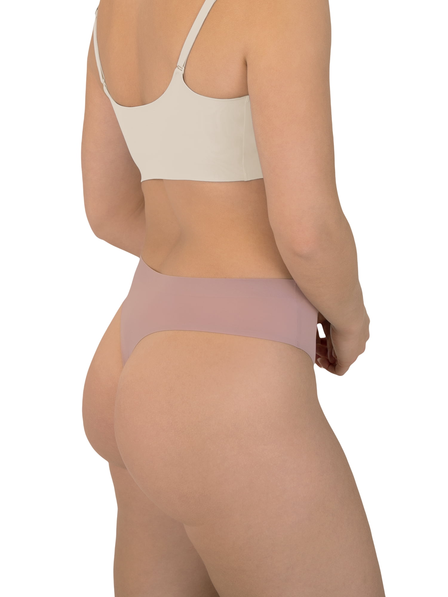 No Boundaries High-Rise Thong Light Absorbency Period Underwear, 2-Pack, Women’s Sizes XS-XXL