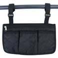 thumbnail image 1 of Bolsa lateral para silla de ruedas, bolsas para silla de ruedas para colgar en el lateral, bolsas para silla de ruedas con 4 bolsillos, bolsa para silla de ruedas, bolsa para andador, color, 1 of 5