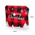 thumbnail image 2 of D-GROEE Christmas Chair Back Covers, Christmas Style Santa Claus Red Hat Chair Covers, Christmas Chair Slipcovers for Xmas Restaurant Dinner Table Holiday Party Decor, 2 of 8