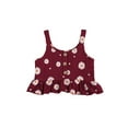 thumbnail image 4 of SUNSIOM Girl?s Printed 2Pcs Suit, Sleeveless Hem Tank Tops with Triangle Shorts, 4 of 9