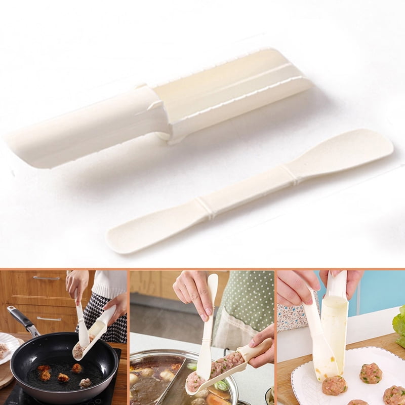 New Convenient DIY Meatball Molds Spoon Maker Ball Kitchen Cook Tool Supply 1Set 