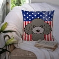 thumbnail image 3 of USA Design with Dog Fabric Decorative Pillow, 3 of 4