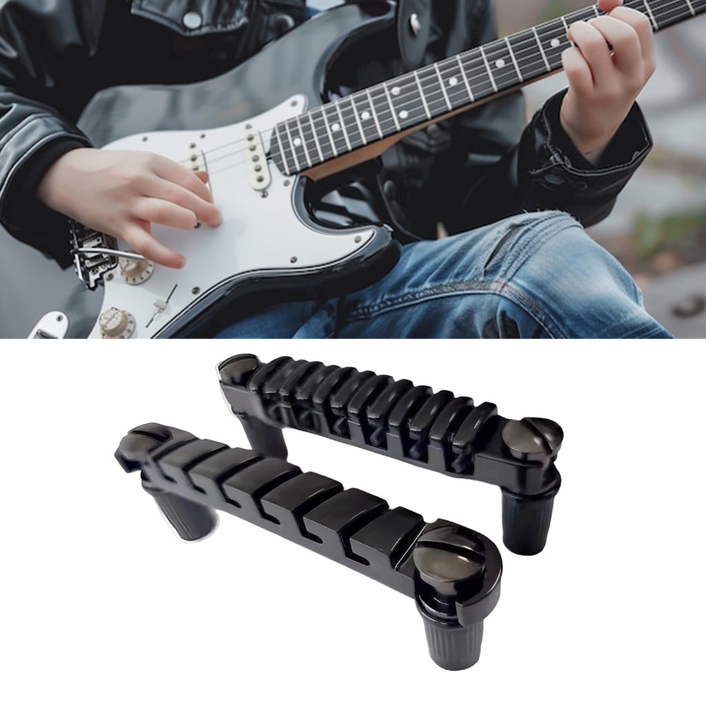 Electric Guitar Bridge Change Guitar Bridge Tailpiece Individual Saddles for 6 String Electric Guitars Parts
